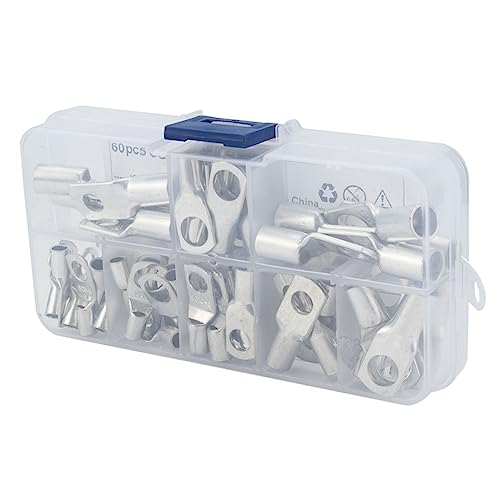 Kit de 60 terminales de cobre CHILDWEET para cables y conexiones de tubos eléctricos