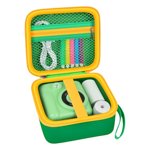 Funda para cámara instantánea para niños PAIYULE verde