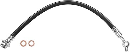 Miniatura 2 de A-Partrix 2PCS Front Brake Line Brake Hydraulic Hose Liner Brake Fits Nissan Frontier 2005-2017 Fits Nissan NP300 2009-2013 Fits Nissan Xterra