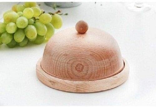 Wooden Butter Dish - Stylish Decoration Modern Kitchen Serving Dish Cheese 22 cm