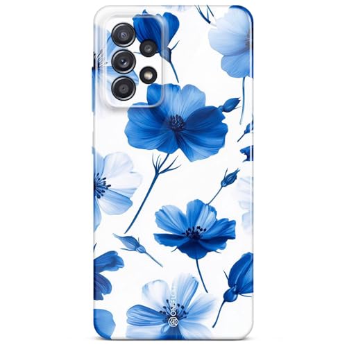 Coque Samsung Galaxy A52s 5G fine anti-rayures motif fleurs avec abri caméra