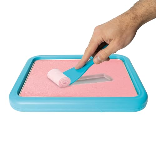 Treat Factory Mini Rolled Ice Cream Maker Frozen Yogurt Roller Freezable Tray