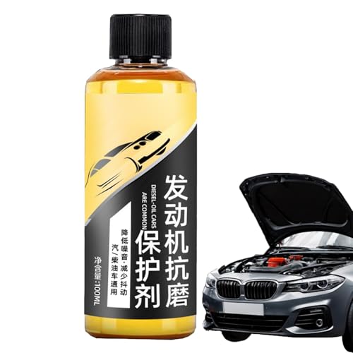 Oil Additives for High Mileage Engines - Multifunctional Engine Performance Additive Anti-Wear Engine Oil Additive | Engine Anti-Wear Protection Anti-Friction Agent Engine Oil Flush for