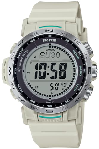 Casio PRO TREK Climber Line Orologio da Polso, Radio Solare, Biomassa Plastica, Beige