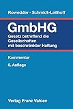  Gesetz betreffend die Gesellschaften mit beschränkter Haftung: Kommentar