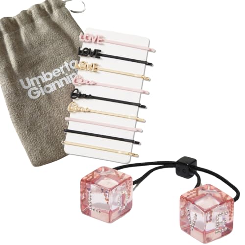 Pochette tissée 9 barrettes à cheveux cubes idée cadeau femme fille
