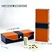 Vovotuzzi Dominos Set for Adults, Dominoes Set for Kids and Adults, 28 Ivory Jumbo Domino Tiles Double 6 - Classic Board Games for Family & Travel, Leatherette Case