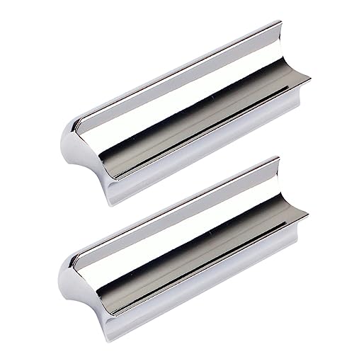 BESTonZON Durable Stainless Guitar Tone Bar Slides Lap Steel Guitar Gadgets Accessories Simple Design