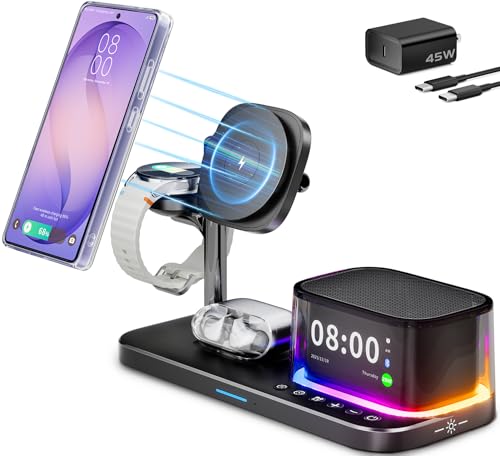 Qi2 Magnetic 6-in-1 Wireless Charger for Samsung Galaxy Watches/Buds