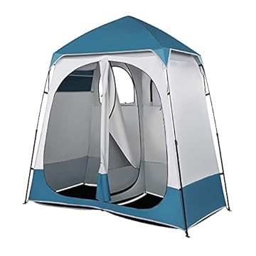 camping shower and toilet tent