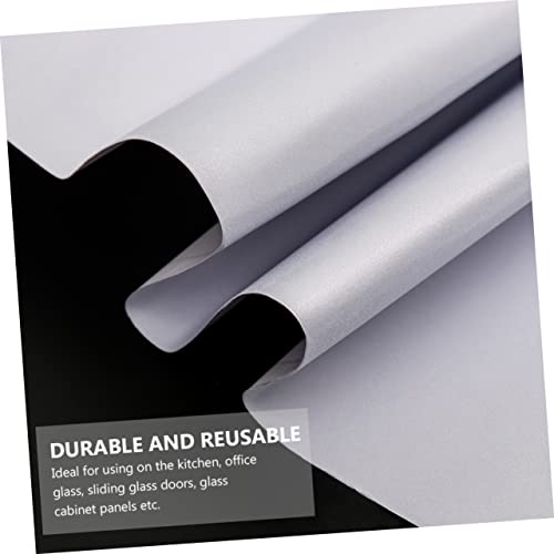 Película de Vidrio Esmerilada de PVC no Adhesiva para Ventanas miniatura 4