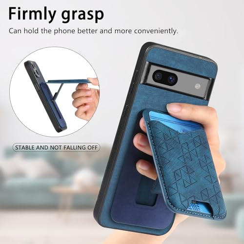 Coque Pixel 7A protection silicone rigide Asuwish FGAZZJ US Bleu