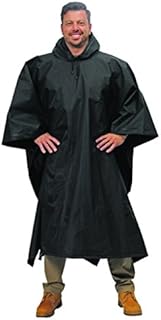 Galeton Men's Tall Size Poncho, Black, One