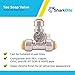 SharkBite 1/2 x 1/2 x 1/4 Inch Compression Tee Stop Valve, Push to Connect Brass Plumbing Fitting, PEX Pipe, Copper, CPVC, PE-RT, HDPE, 24983A