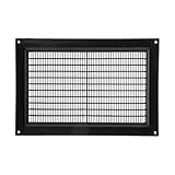 Vent Systems 250 x 170 mm Rechteckiges Lüftungsgitter, Kunststoff Abdeckung mit Insektenschutz, Mauerlüftung, HVAC Luftauslass für Innen-/Außenwände, Decken, Schuppen, Wohnwagen, Heimwerkerbedarf