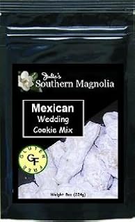 Julias Southern Magnolia SM336 Gluten Free Mexican Wedding Cookie Mix - 8oz bag, Pack of 4