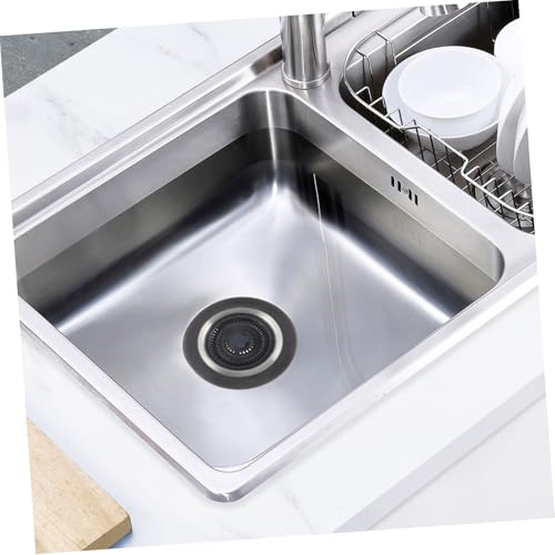 Colador para fregadero 3 en 1 acero inoxidable con mango miniatura 4