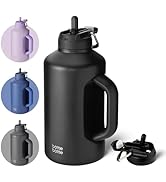BOTTLE BOTTLE 2Litre Insulated Large Water Bottle with Straw and Dual-use  Lid Half Gallon(64oz) Water Jug Stainless Steel Big Water Bottles with  Handle for Gym and Sports (Purple) : Amazon.com.au: Sports, Fitness