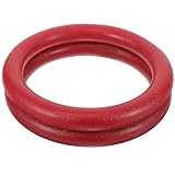Happyyami 2Pcs Abs Gymnastics Rings for Indoor Outdoor Fitness Training Anti-Skid Heavy Duty Hanging Workout Circles with Comfortable Grip for Adults