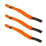 Schwimmfähiges Brillenband im 3er-Pack - Sportbrillenband für Wassersport geeignet - ca. 66 cm lang (orange)