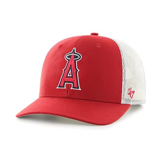 LOS ANGELES ANGELS '47 TRUCKER OSF / RED / A