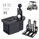 Facile installazione: il pulitore per palline da golf Drive-Up Club Car e la rondella della testa del club possono essere installati facilmente e stabilmente sul lato di un carrello da golf