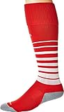 adidas Team Speed Soccer Sock, University Red/White, Small