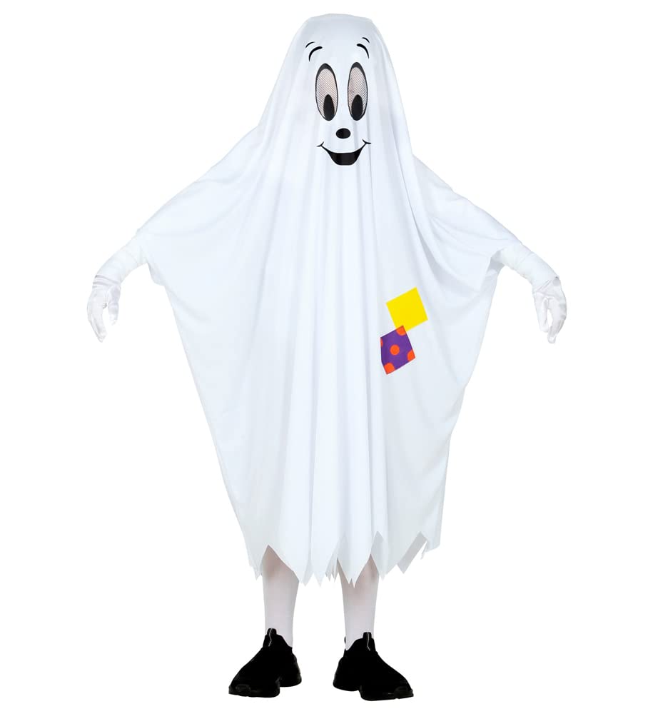 W WIDMANN MILANO Party Fashion - Ghost Costume for Children, Halloween, Carnival, Theme Parties