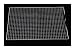 YAOYA Grill siatka grill narzędzia metalowe kwadraty faliste otwory siatka nieprzywierająca stal nierdzewna narzędzia do grillowania kemping outdoor sieci (kolor: 50 x 35 cm)