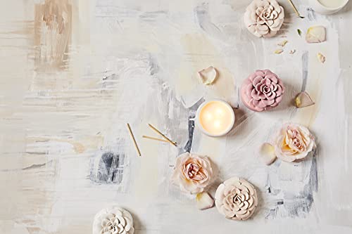 ILLUME Coconut Milk Mango Soy Candle, Ceramic Flower, Pink, 6.7 oz. - Thumbnail 7