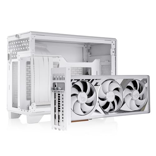 Thermaltake TR100 SFF Chassis; mITX Support; 18.9 Liters; PCIe 4.0 Riser Cable Included; 360mm GPU Clearance; 280mm Radiator Support; Removable PCIe Bracket; Snow; CA-11A-00S6NN-00 by Thermaltake - Image 4