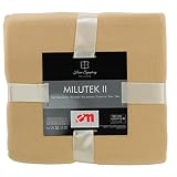 Euromat Kuscheldecke Polar Fleecedecke Sofadecke Wohndecke Tagesdecke (Beige, 150 x 200 cm)