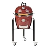 Monolith Kamado Grill Junior Pro Serie 2.0 – RED mit Gestell
