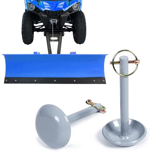 ECOTRIC Pair of Replacement Snow Plow Shoe Skid Snowplow Compatible with Most ATV UTV (5/8