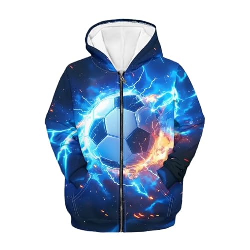 Image of Biyejit Kids Novelty 3D Graphic Printed Hooded Sweatshirt