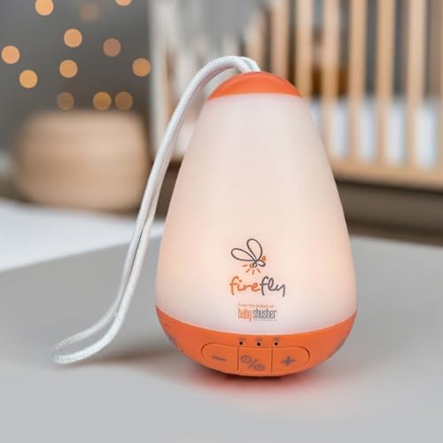Baby Shusher Firefly Baby Soother for Crying Babies with Nightlight - White Noise Sound Machine, Baby Soother for Sleeping, Newborn Essentials for Crib, USB Rechargeable - 1 Count - Image 6