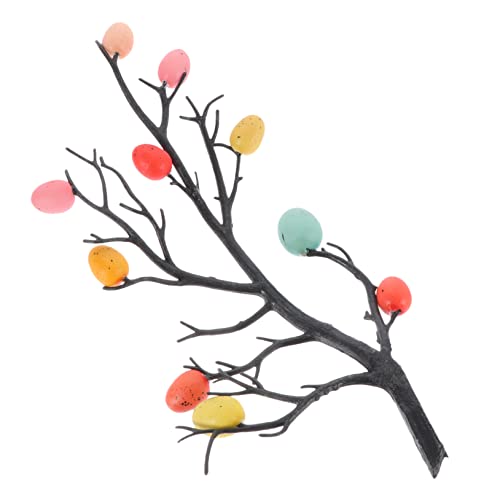 Decorazione Di Rami Di Albero Di Pasqua Ornamenti Di Fiori Neri Per La Casa E La Festa