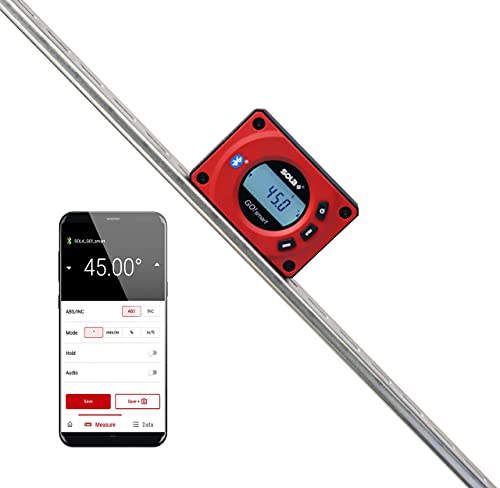 Image of SOLA GO! Smart Digital Pocket Level with Bluetooth, Magnetic 3-Inch