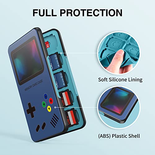 HEIYING Memory Card Case for SD/TF Cards,Portable SD Card Holder Storage Case Compatible with 20 SDXC SDHC and 20 TF Cards Slots - Image 4