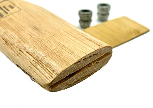 Brufer 203652 Genuine Hickory Wood Replacement Handle For Camp Axe - 14" Complete Set With Wooden And Steel Wedges (14" - 1 Pack) #TOP2