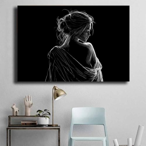 Toile décoration murale 20x30cm encadrée design minimaliste - 4