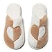 JOMIX Zapatillas de Casa Mujer Invierno con Corazón Pantuflas Peluche Pelo Sintético Suave Suela Antideslizante y Silenciosa Plantilla Acolchada Talón Abierto Idea Regalo WIS255185 Caqui 38 Imagen de JOMIX Zapatillas de Casa Mujer Invierno con Corazón Pantuflas Peluche Pelo Sintético Suave Suela Antideslizante y Silenciosa Plantilla Acolchada Talón Abierto Idea Regalo WIS255185 Caqui 38