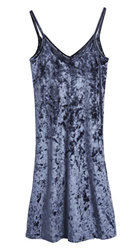CityComfort Camison Mujer Terciopelo Lencería para Mujeres Ropa Interior de Dormir (44,...