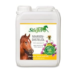 Stiefel Mariendistelöl für Pferde, 5l