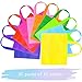 GITMIWS 30 Pack Non Woven Party Favor Bags, 9.8'' Small Reusable Kids Tote Bags with Handles, Rainbow Party Favor Goodie Bags for Kids Birthday