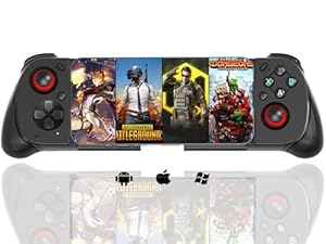 iOS/Android/PC Wireless Game Controller, mobiles Gamepad-Joystick für iPhone 17/16/15, iPad, Samsung Galaxy/LG/TCL Smartphone-Tablet - Hall Trigger - COD, Genshin Impact, Cloud Game, Delta Emulator