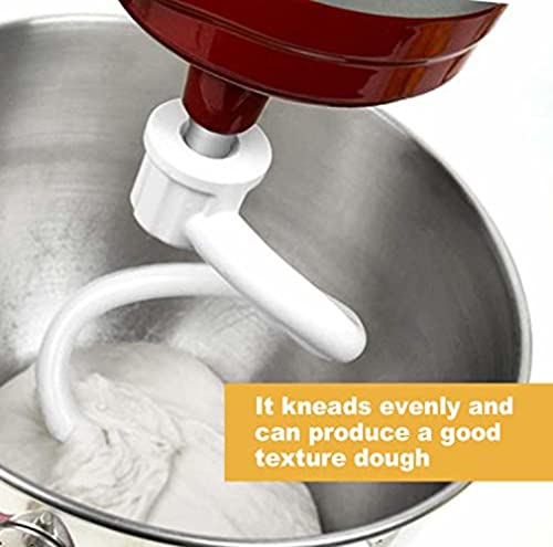 Spiral Dough Hook For Kitchenaid Bowl-Lift Stand Mixer 6Qt - Kitchenaid Dough Hook Attachment Professional 6, Coated Metal Kitchen Aid Dough Hooks 6 Qt, Kv25G0X Kv25G8X Kv25H0X Kp26M1X Kp26M8X #TOP3