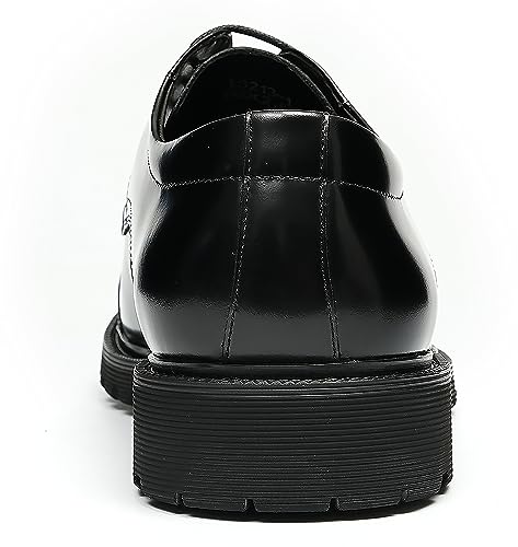 Santimon Oxfords Formal Dress for Men Genuine Leather Cap Toe Derby Prom Wedding Business Casual Fashion Tuxedo Shoes for Men4