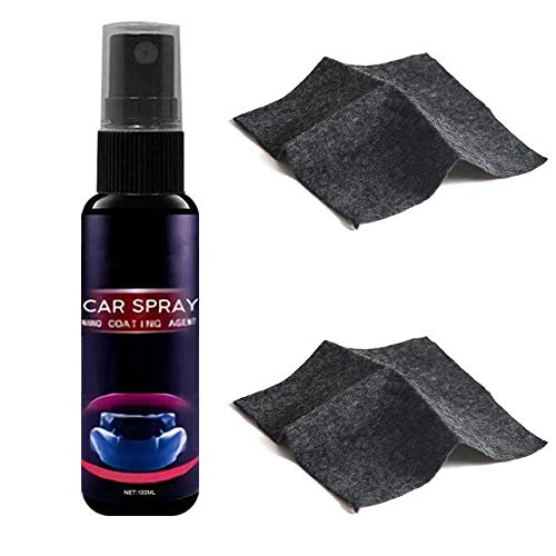 Preisvergleich Produktbild WDMM 100ml Auto Nano Reparaturspray Innovatives Reparaturspray Autokratzer, geben Sie kostenlos 2 Stück Kratzerentferner Nano Magic Cloth für Auto