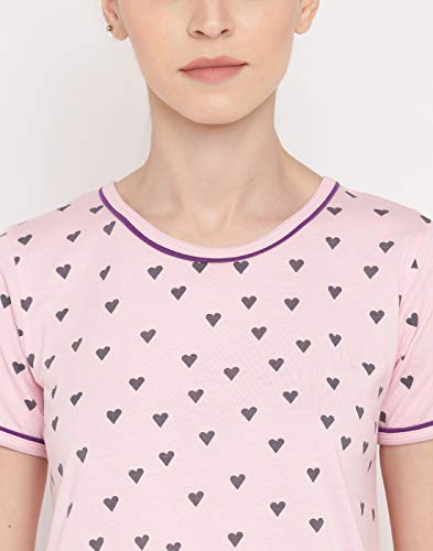 Image of A.T.U.N. (ALL THINGS UBER NICE) Womens Printed Cotton Round Neck Knee Length Regular Dress